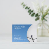 Carte De Visite Plat satellite (Debout devant)