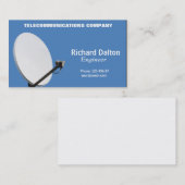 Carte De Visite Plat satellite (Devant / Derrière)