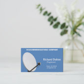 Carte De Visite Plat satellite (Debout devant)