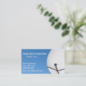 Carte De Visite Plat satellite (Debout devant)
