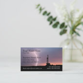 Carte De Visite Plate-forme de forage de forage de pétrole, (Debout devant)