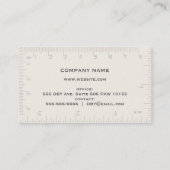 Carte De Visite Plate-forme en bois (Dos)