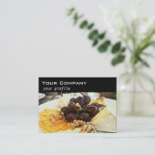 Carte De Visite plateau de fromage avec raisins (Debout devant)