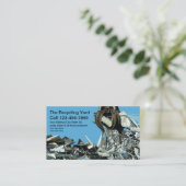 Carte De Visite Plateau de recyclage des déchets métalliques (Debout devant)