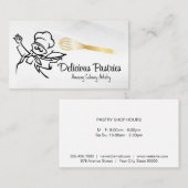 Carte De Visite Plateau de service à la main | Whisk (Devant / Derrière)