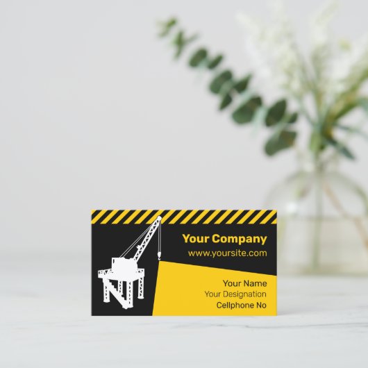 Carte De Visite Plateforme de construction (Debout devant)