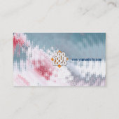 Carte de visite Platine abstrait (Dos)