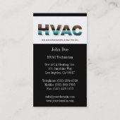 Carte De Visite Platine de technicien de la CAHT reflété (Dos)