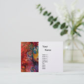 Carte De Visite Platine métallique monogramme EXCALIBUR (Debout devant)