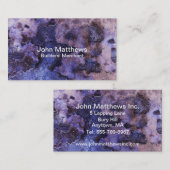 Carte De Visite Plâtre craqué (Devant / Derrière)