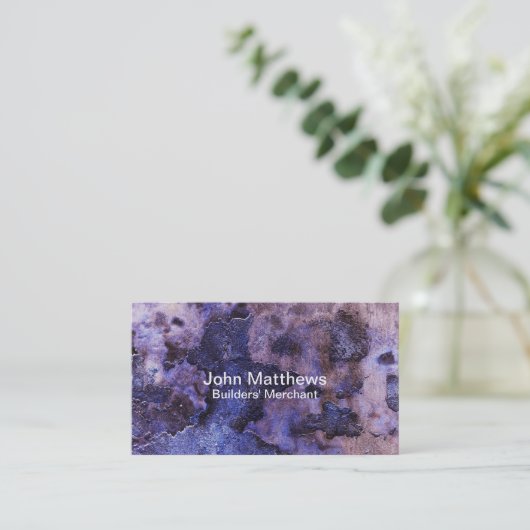 Carte De Visite Plâtre craqué (Debout devant)