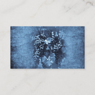 Carte De Visite Plâtre vintage de raisins bleus