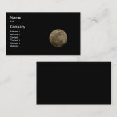 Carte de visite pleine lune (Devant / Derrière)