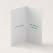 carte de visite plié (Intérieur)