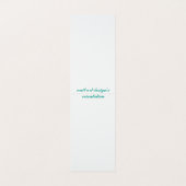 carte de visite plié (Intérieur déplié)