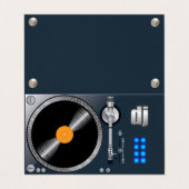 carte de visite plié dj platinable (Extérieur déplié)