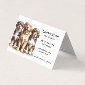 Carte de visite plié du code QR de l'entraîneur de (Devant)