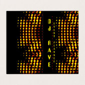 Carte de visite plié du planificateur d'événements (Extérieur déplié)