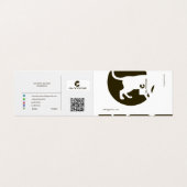 CARTE DE VISITE plié GATTOOS (Extérieur déplié)