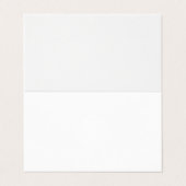 Carte de visite plié horizontal personnalisé (Extérieur déplié)