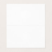 Carte de visite plié horizontal personnalisé (Extérieur déplié)