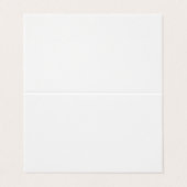 Carte de visite plié horizontal personnalisé (Extérieur déplié)