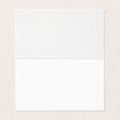 Carte de visite plié horizontal personnalisé (Extérieur déplié)