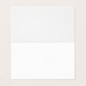 Carte de visite plié horizontal personnalisé (Extérieur déplié)