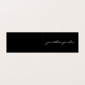 Carte de visite plié Moderne Simple Élégant (Extérieur déplié)