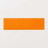 Carte de visite plié orange (Extérieur déplié)
