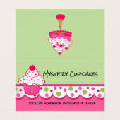 Carte de visite plié par fidélité lunatique de (Extérieur déplié)