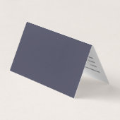 Carte de visite plié, personnalisable (Dos)