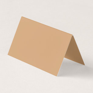 Carte de visite plié personnalisé - Sable chaud