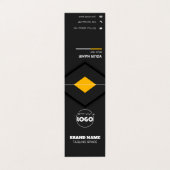 Carte de visite plié professionnel (Extérieur déplié)