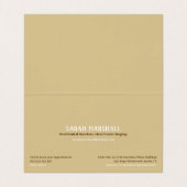 Carte de visite plié Rolling Hills (Intérieur déplié)