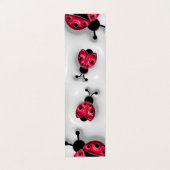 carte de visite plié Signet de style 3D Ladybugs (Extérieur déplié)