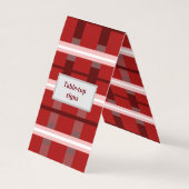 Carte de visite plié vertical personnalisé (Dos)