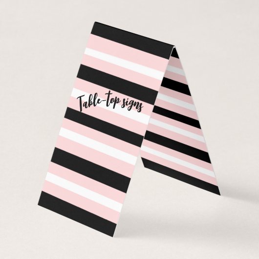 Carte de visite plié vertical personnalisé (Devant)