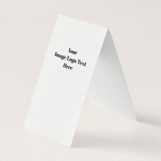 Carte de visite plié vertical personnalisé (Devant)