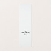 Carte de visite plié vertical personnalisé (Extérieur déplié)