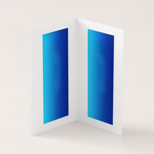 Carte de visite pliée (Intérieur)