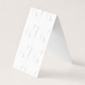 Carte de visite pliée (Devant)