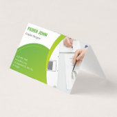 Carte de visite pliée (Devant)