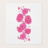 Carte de visite pliée (Extérieur déplié)