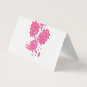 Carte de visite pliée (Dos)