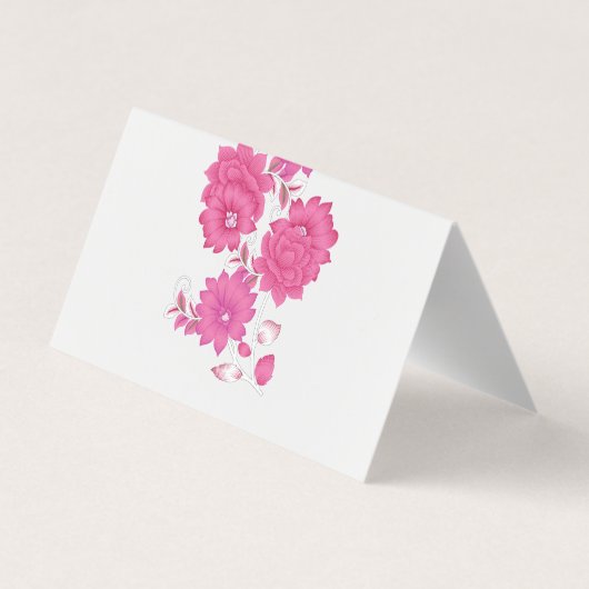 Carte de visite pliée (Dos)