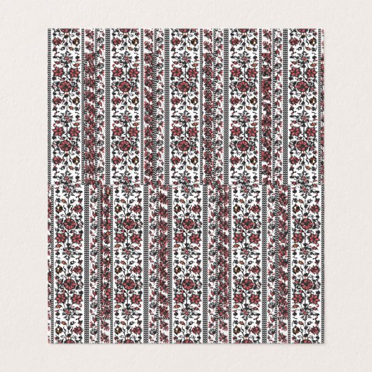 Carte de visite pliée (Extérieur déplié)