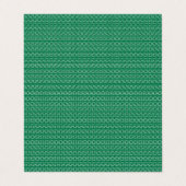 Carte de visite pliée (Extérieur déplié)