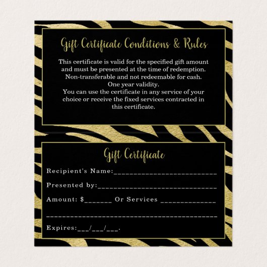 Carte de visite pliée (Intérieur déplié)