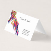 Carte de visite pliée (Devant)